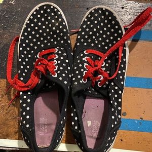 Polka dot shoes